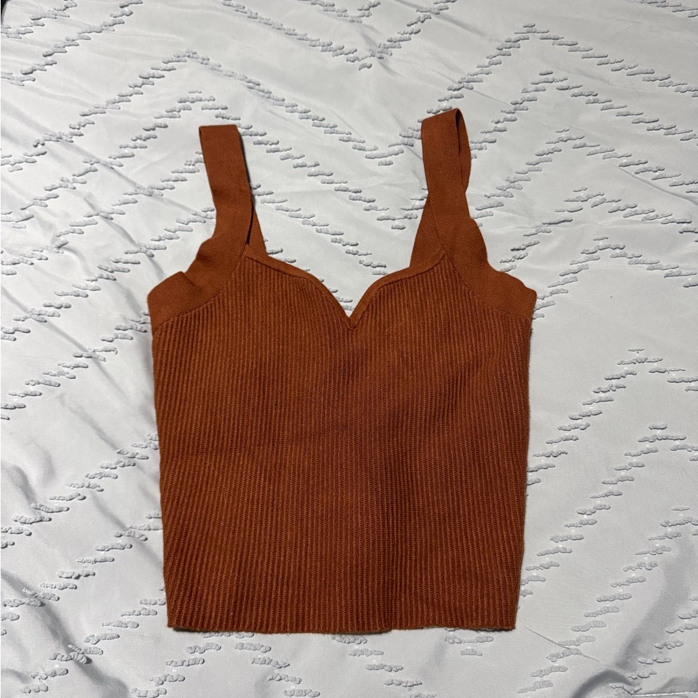 Abercrombie Ribbed Cropped Tank